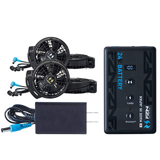 空調風神服 バッテリー